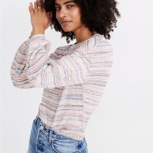 Madewell Bubble Sleeve Crop Top